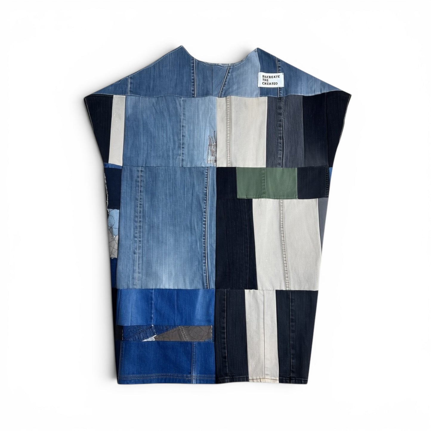 Reversible Fly Dress Made From Upcycled Denim 1