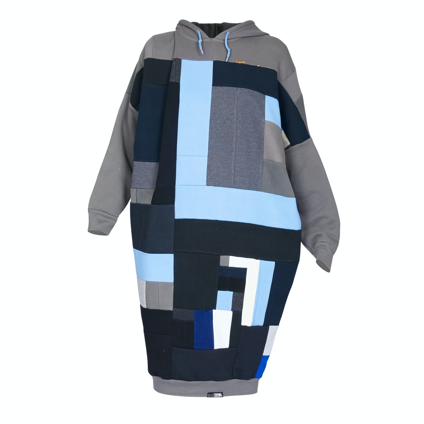 Fly Dress Made From Upcycled Sweatshirts with Hearts