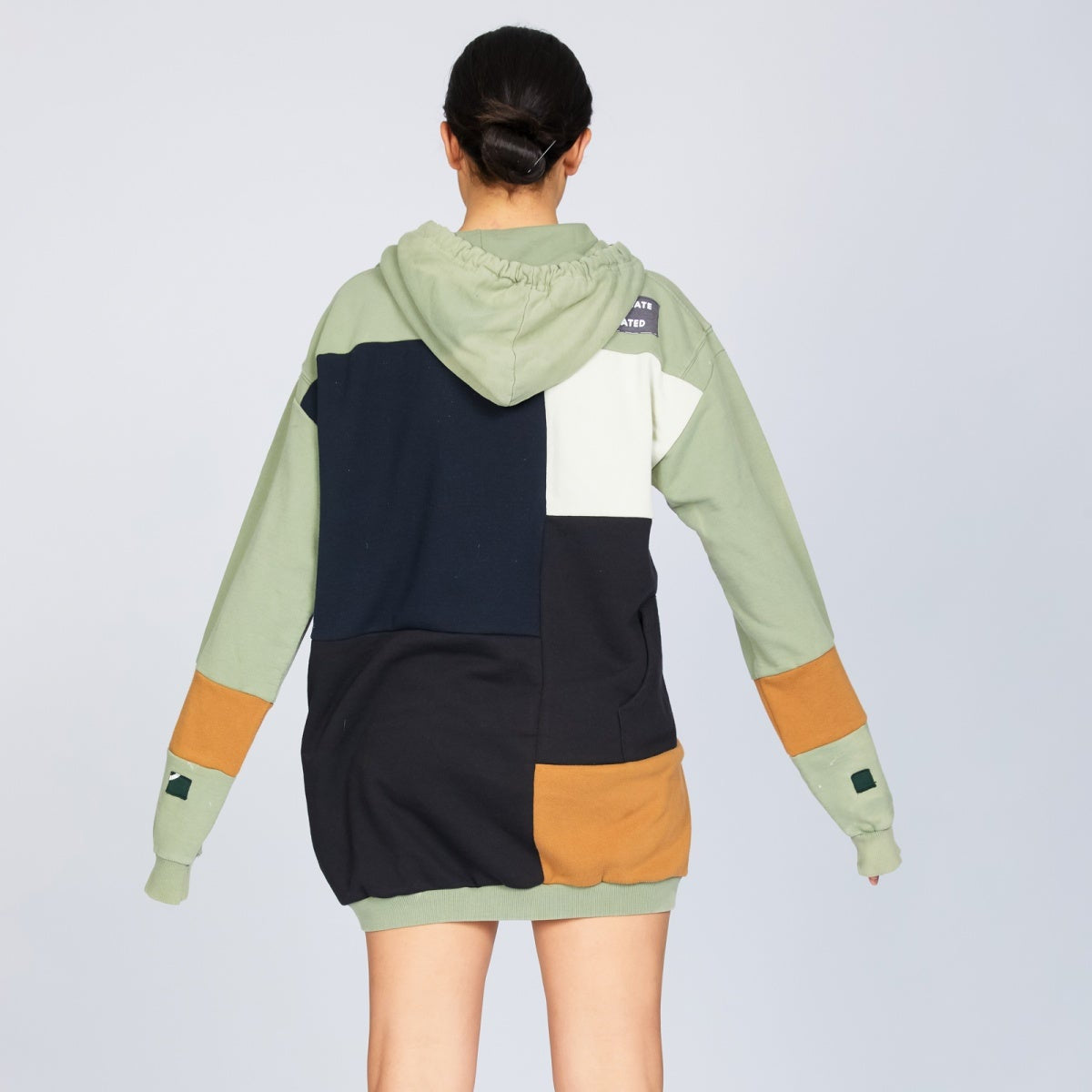 Hoodie - Mint/Rust- OS