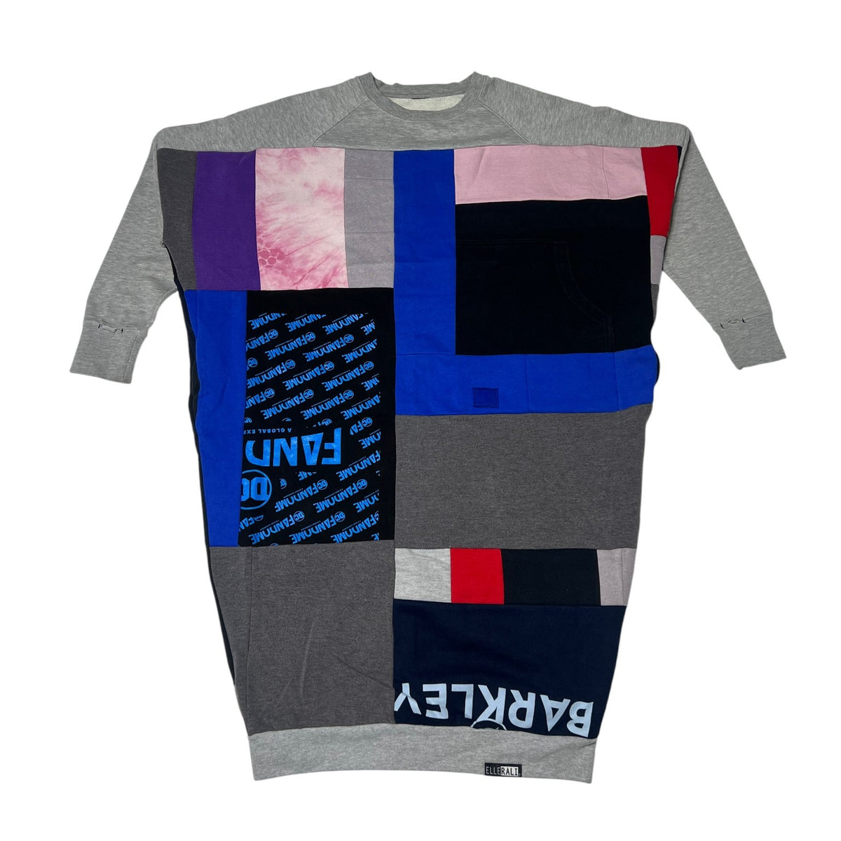 Fly Sweatshirt Crewneck in Grey & Blue