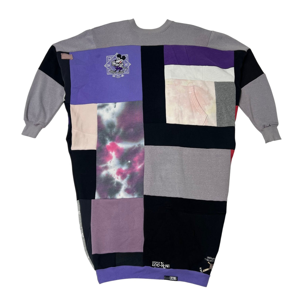 Fly Sweatshirt Disney Crewneck in Purple & Black