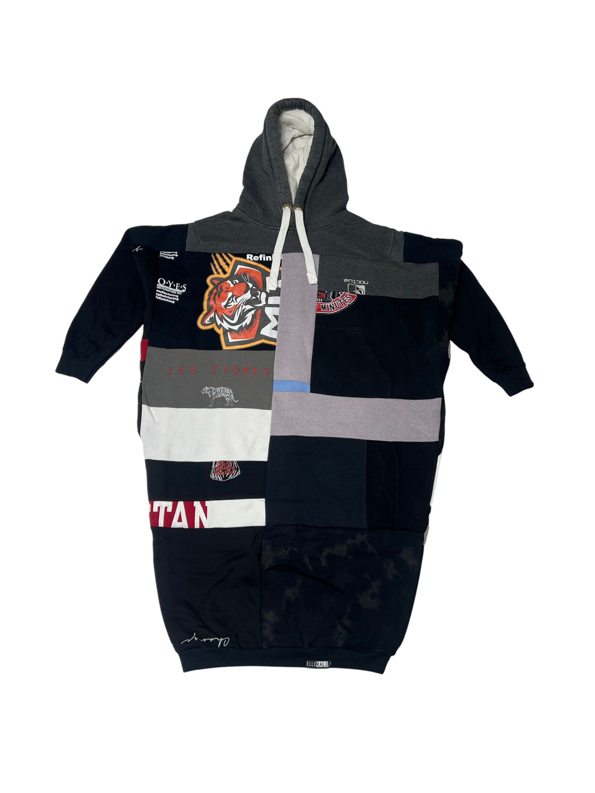 Fly Sweatshirt Tiger Hoodie in Grey and Purple