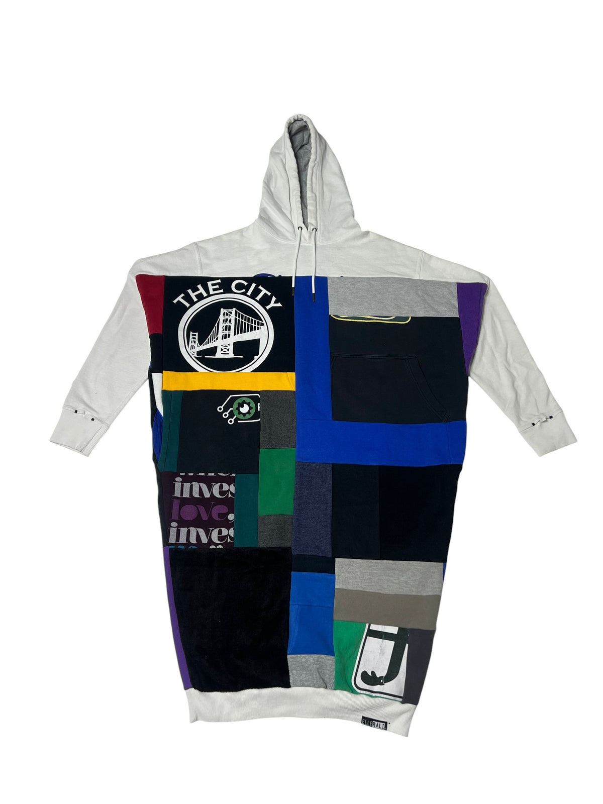 Fly Sweatshirt The City Hoodie in Grey and Blue