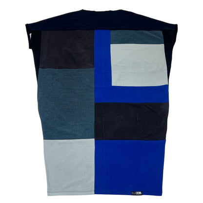 Fly T-shirt Dress in Black & Blue (OS)