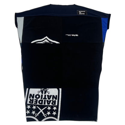 Fly T-shirt Dress in Black & Blue (OS)