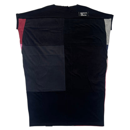 Fly T-shirt Dress in Black, Grey & Pink (OS)