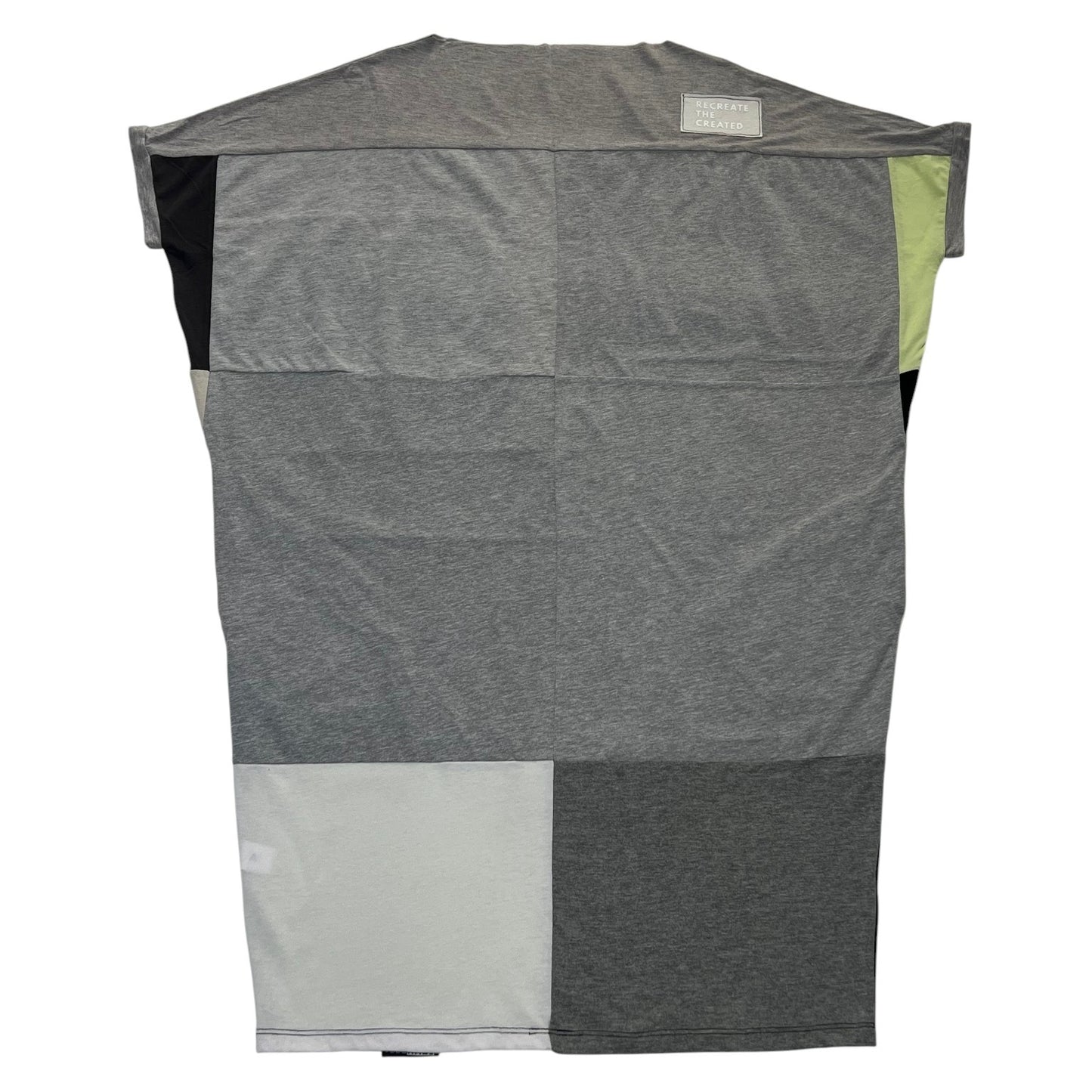 Fly T-shirt Dress in Grey, Yellow & Black (OS)