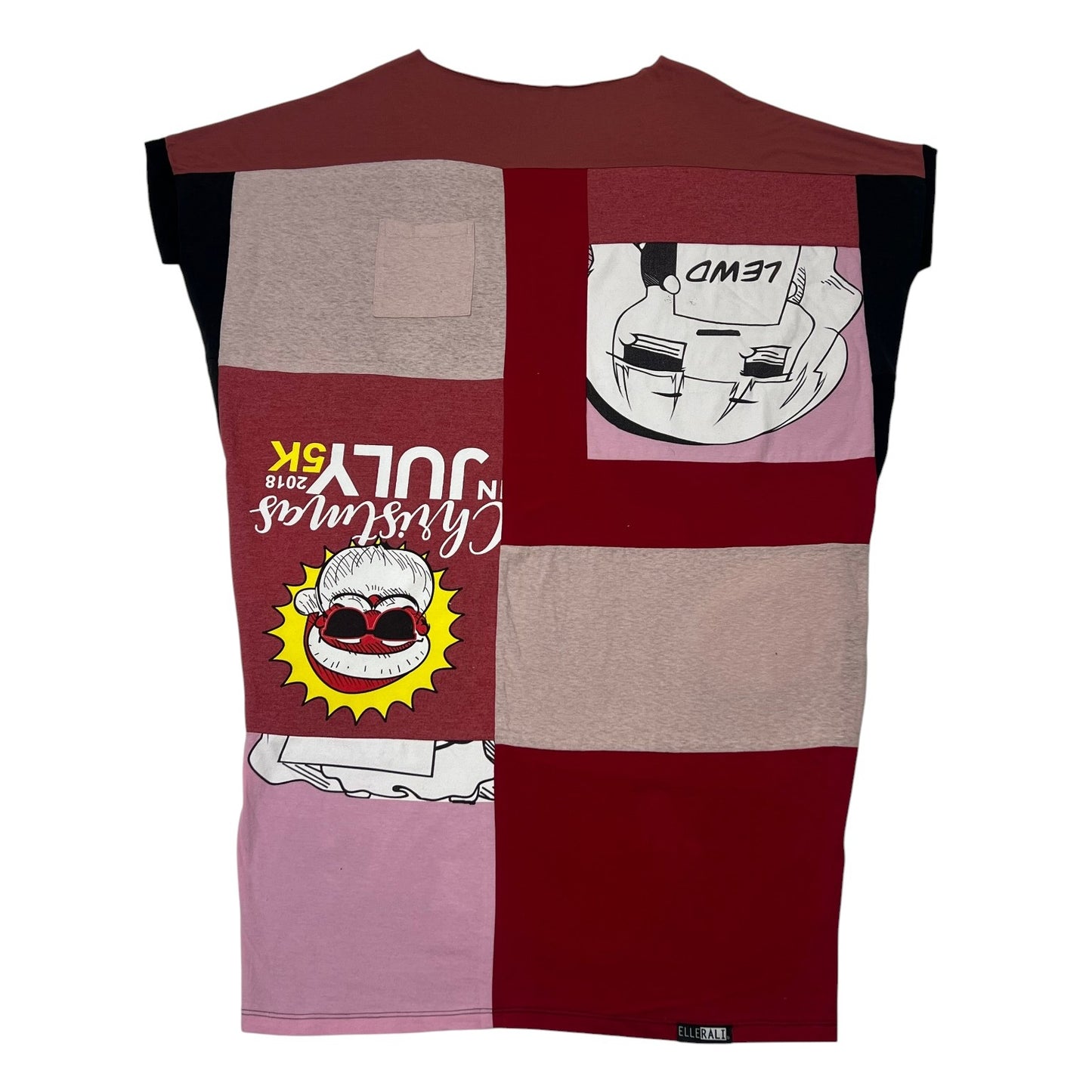 Fly T-shirt Dress in Red (OS)