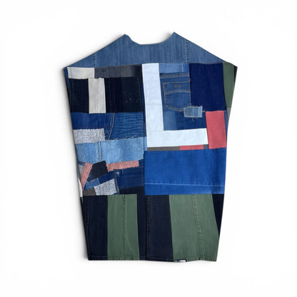 Reversible Fly Dress Made From Upcycled Denim 1