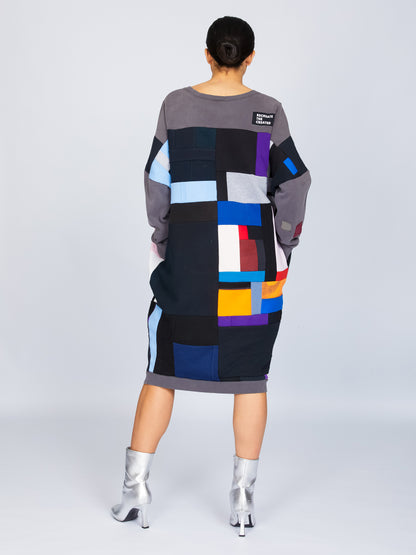 Fly Sweatshirt Grey & Pink Crewneck