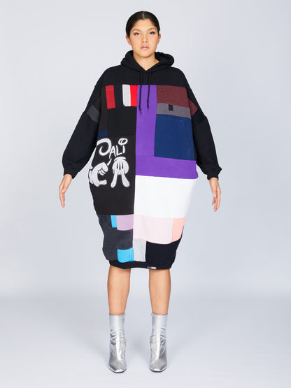 Fly Sweatshirt CA Hoodie in Black & Purple