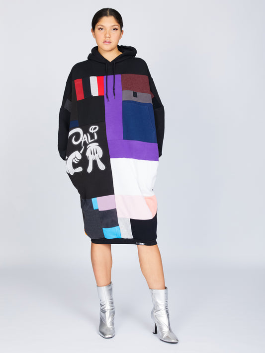 Fly Sweatshirt CA Hoodie in Black & Purple