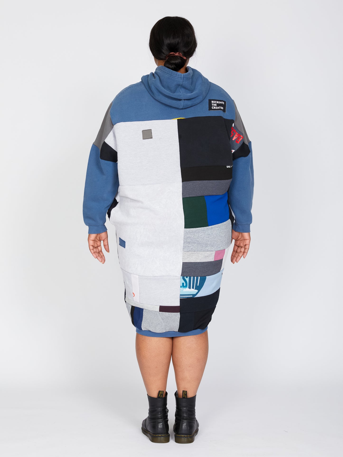 Fly Sweatshirt Blessed in Blue & Black