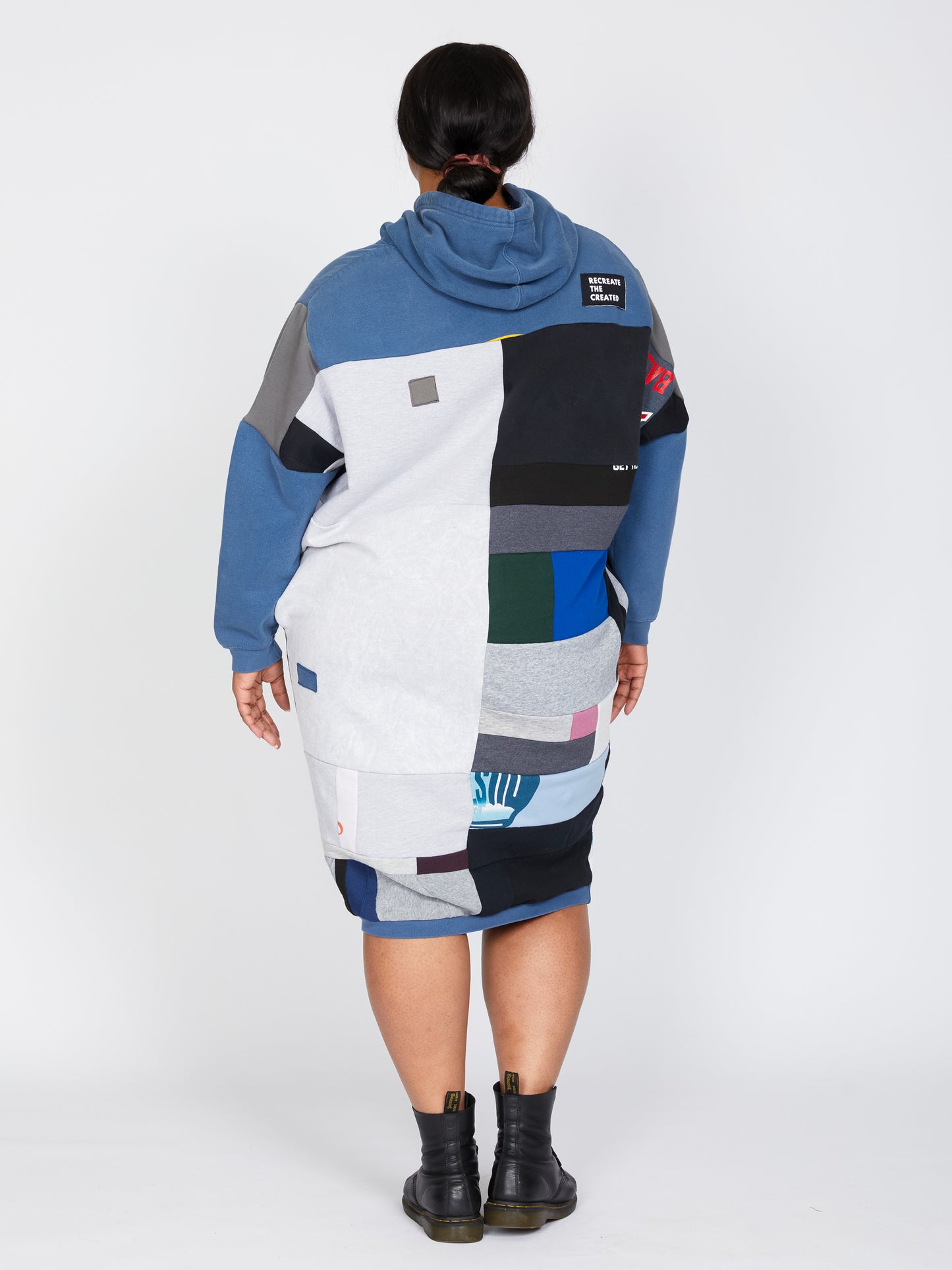 Fly Sweatshirt Blessed in Blue & Black