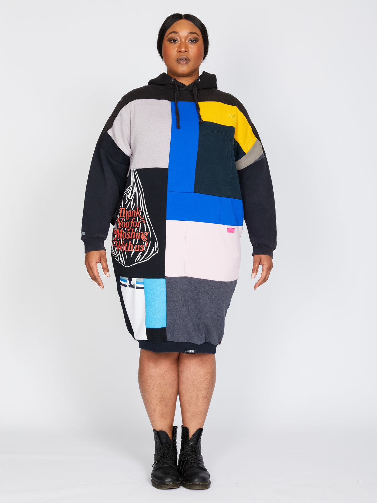 Fly Sweatshirt Mosh in Black & Blue