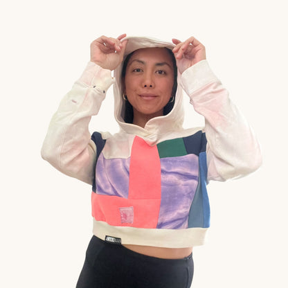 Founder's Originals Crop Sweatshirt in Pink (M)