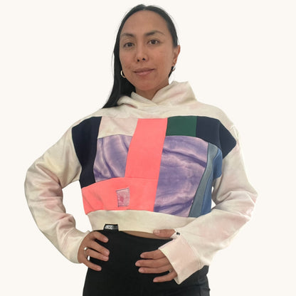 Founder's Originals Crop Sweatshirt in Pink (M)