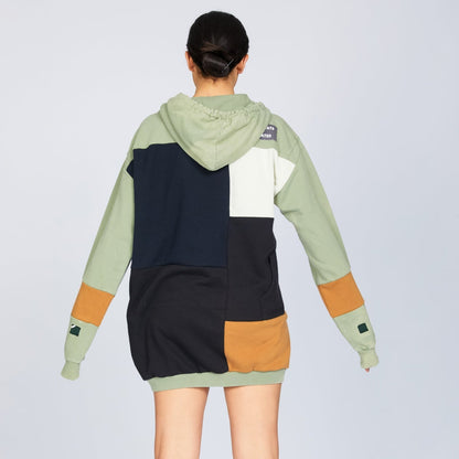 Hoodie - Mint/Rust- OS