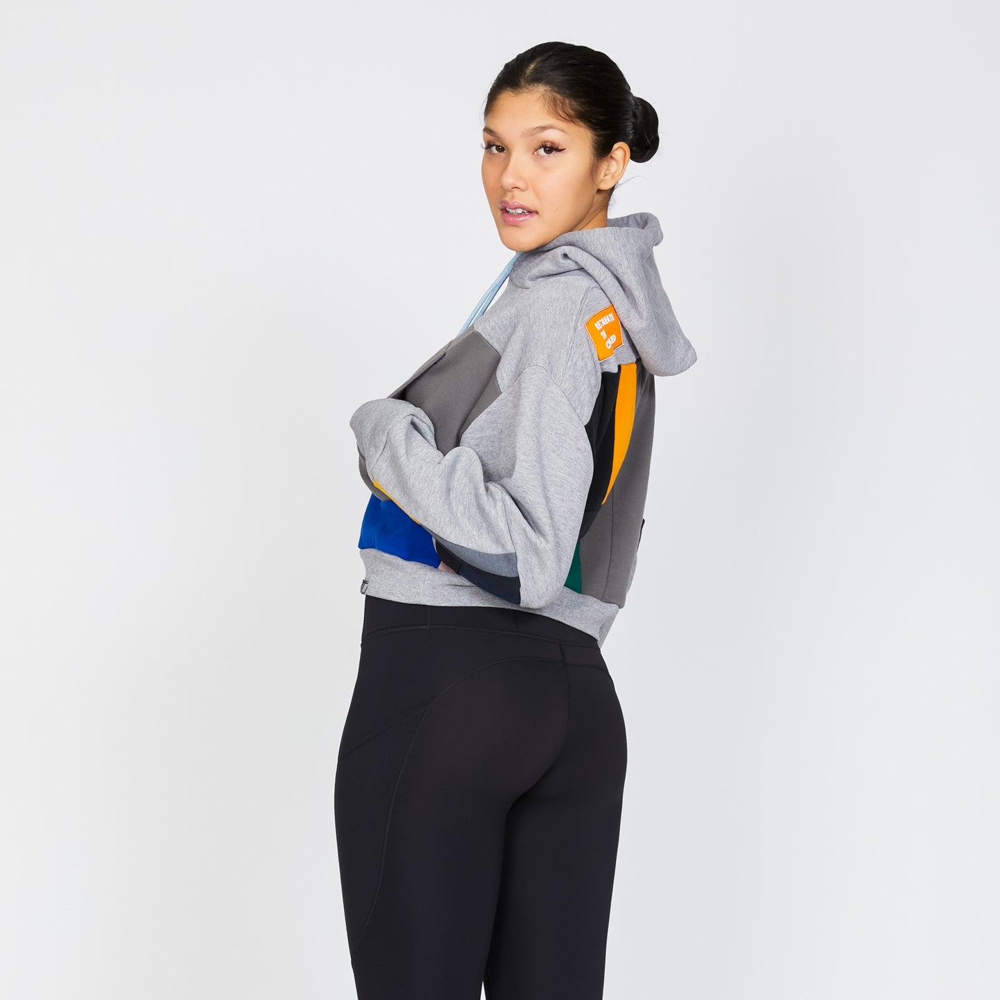 Hoodie - Silver/Sapphire - L