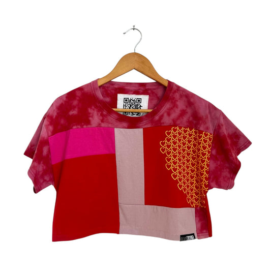 Hearts Crop T-shirt (M)