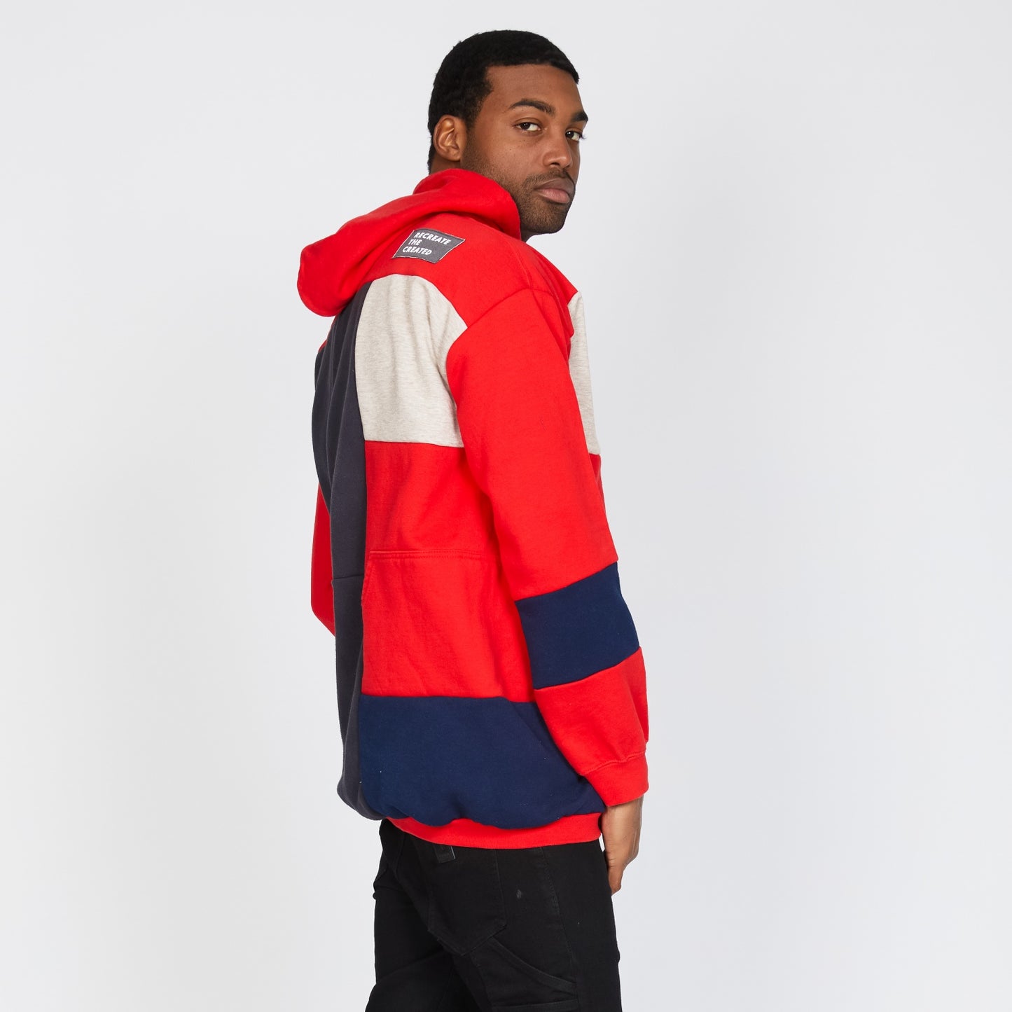 Hoodie - Cherry/Navy - OS