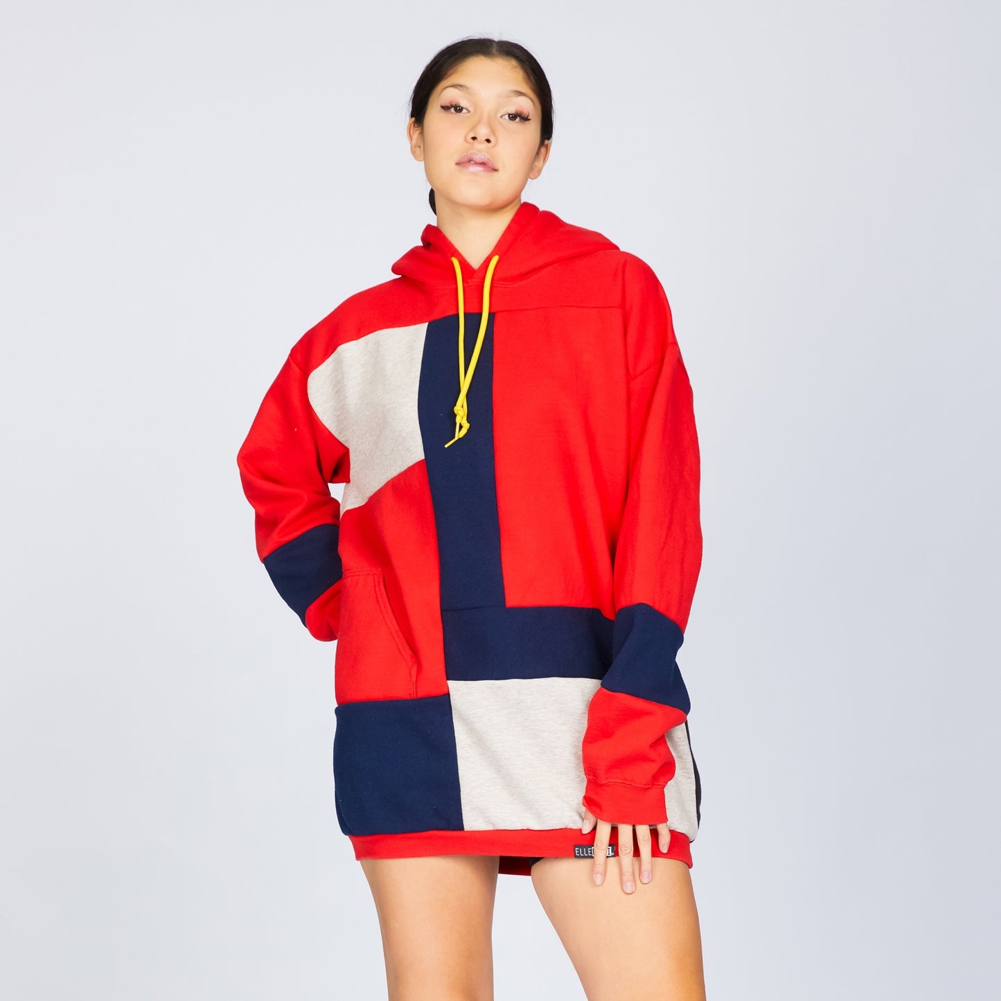 Hoodie - Cherry/Navy - OS