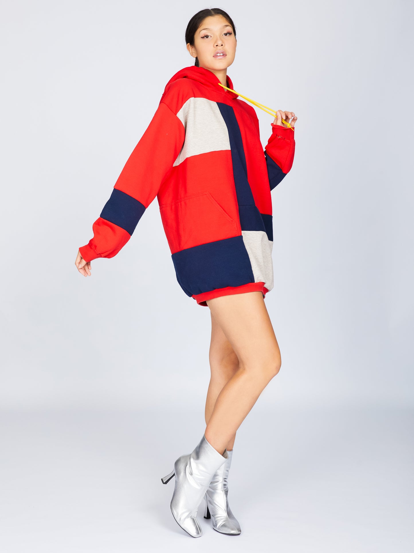 Hoodie - Cherry/Navy - OS