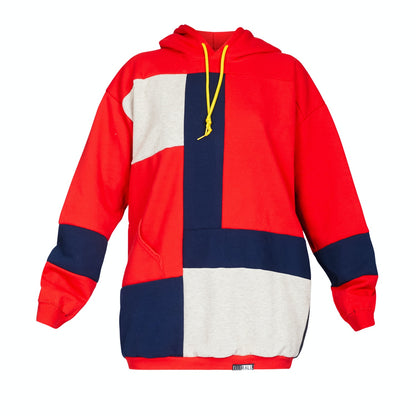 Hoodie - Cherry/Navy - OS