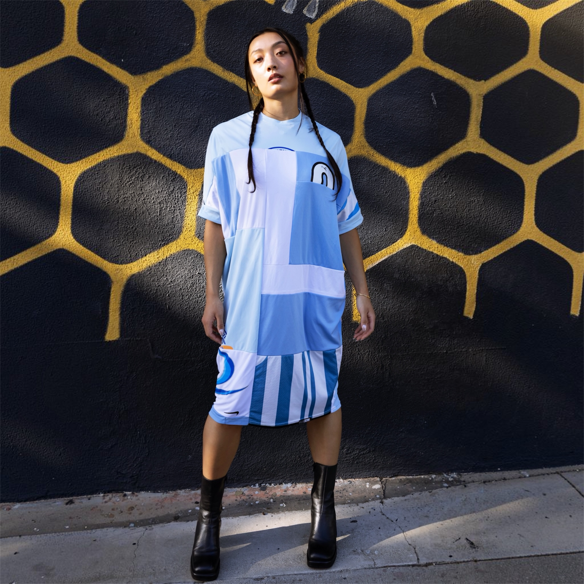 Fly Jersey White & Blue